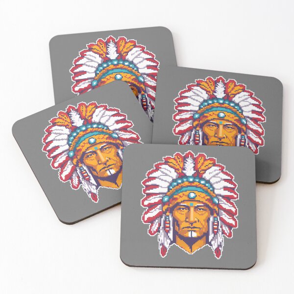 Item preview, Red indian Chief design designed and sold by voyageofvision.