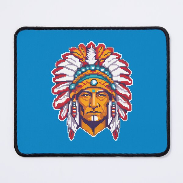 Item preview, Red indian Chief design designed and sold by voyageofvision.