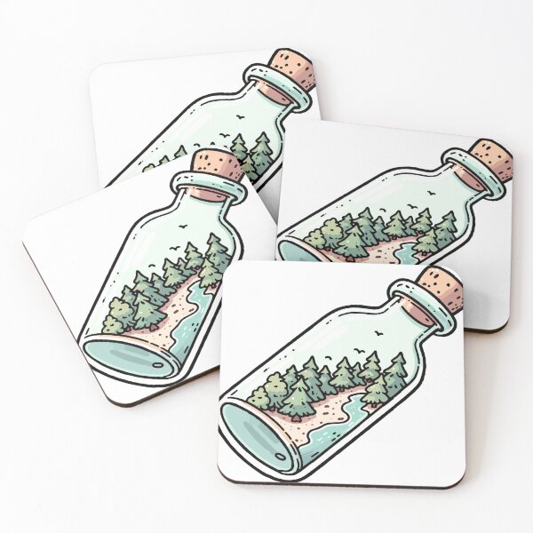 Item preview, Miniature Forested Bottle designed and sold by OniumEth.