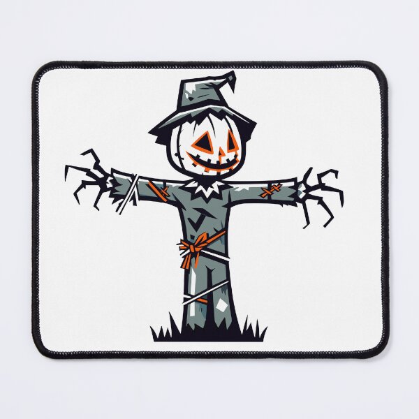 Item preview, Halloween scarecrow in blue - classic t-shirt designed and sold by AlejaJorgeShop.