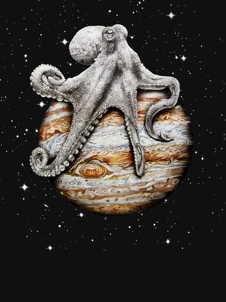Imagen 6 de 6, Camiseta premium con la obra Cefalópodo celestial, diseñada y vendida por jamesormiston.