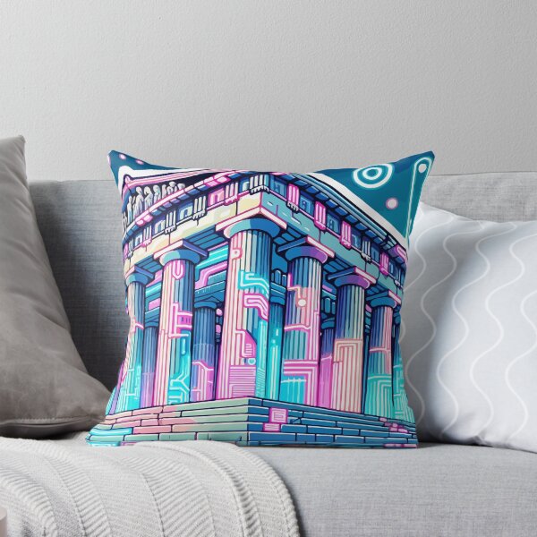 Item preview, Neon Cyberpunk Parthenon Illumination designed and sold by OniumEth.
