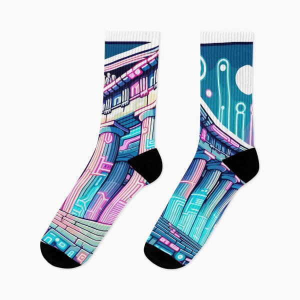 Item preview, Neon Cyberpunk Parthenon Illumination designed and sold by OniumEth.