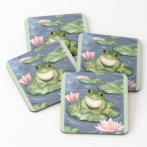 Item preview, Frog on a Lily Pad designed and sold by DoraBlackwood.