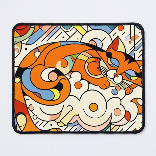Item preview, A cat sleeping on a cloud. designed and sold by growing-mom.