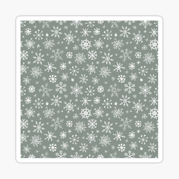 Aesthetic snowflakes pack  Sticker for Sale by Eternallykawaii