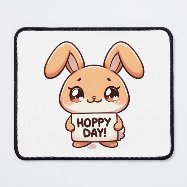 Item preview, Hoppy Day Bunny Rabbit designed and sold by aurahealing.