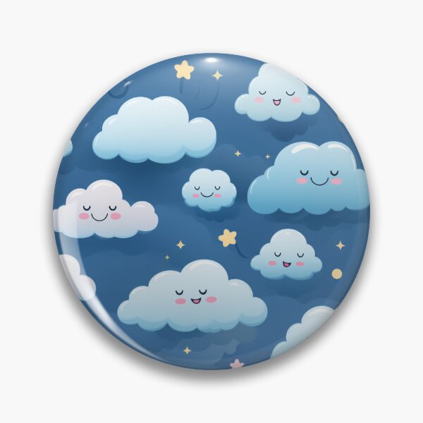 Item preview, Cute Happy Cloudy Night designed and sold by justmuhammadhbu.