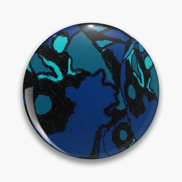 Item preview, Abstract round blue curves (white background) designed and sold by MentaLee.