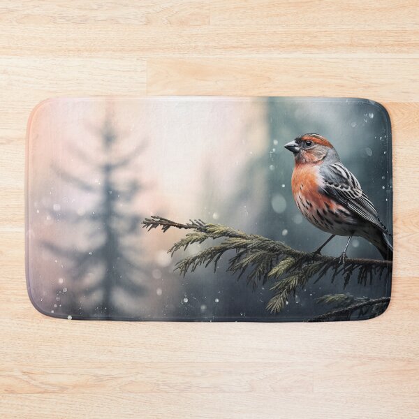 Item preview, Dreamy boreal purple finch collage designed and sold by etherElric.