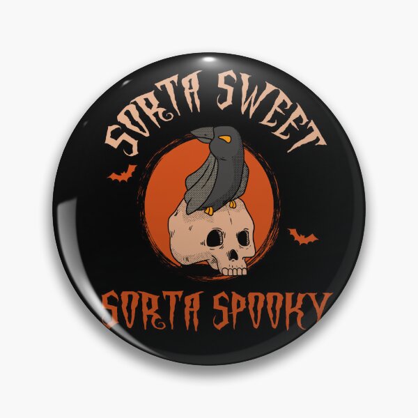 Item preview, Sorta Sweet Sorta Spooky Halloween Season Ghost vintage Pumpkin Trick or Treat Skeleton Boo designed and sold by DjenShop.