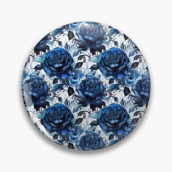 Item preview, Gothic Blue Roses Seamless  designed and sold by MysticOzzy.