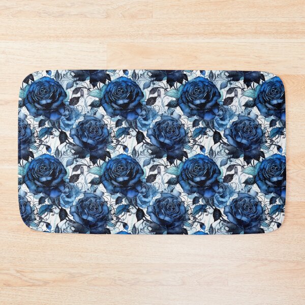 Item preview, Gothic Blue Roses Seamless  designed and sold by MysticOzzy.