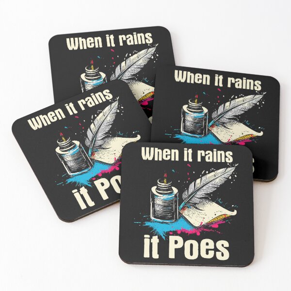 Item preview, When It Rains It Poes Writer designed and sold by donpakundo19.