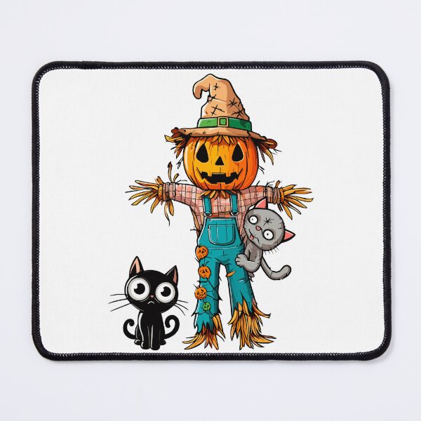 Item preview, The scarecrow and his cat friends designed and sold by AlejaJorgeShop.