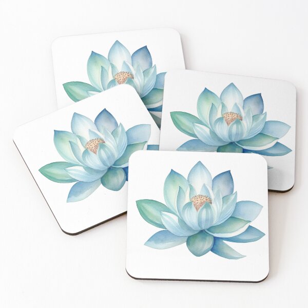 Item preview, Blue Lotus Flower Blossom designed and sold by TurquoizBlue.