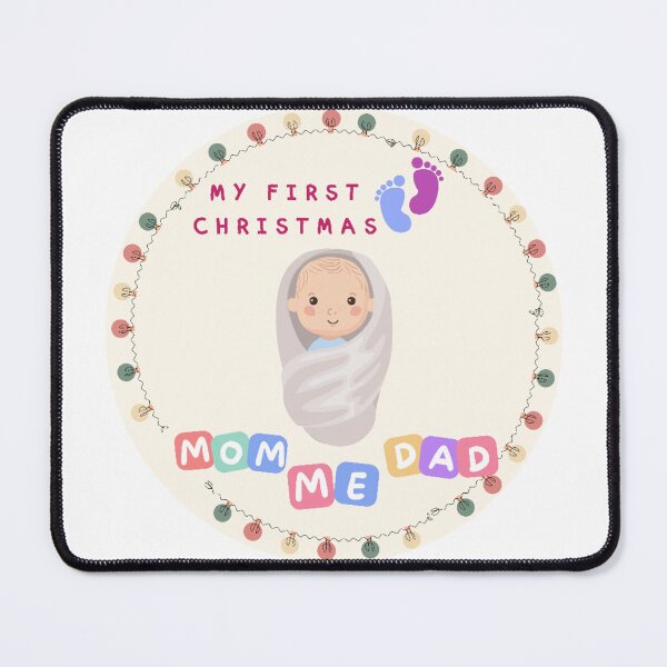 Item preview, My Baby's First Christmas - Mom - Me - Dad designed and sold by erkabees.