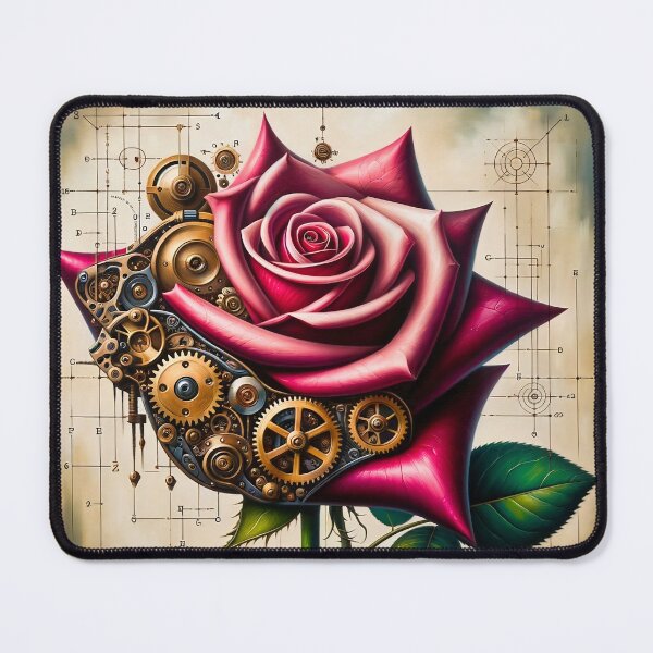 Item preview, Steampunk Red Rose designed and sold by NovosArt.