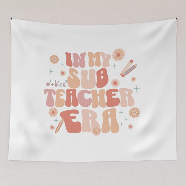 Item preview, In My Substitute Teacher Era Design designed and sold by CheekyChimpCo.