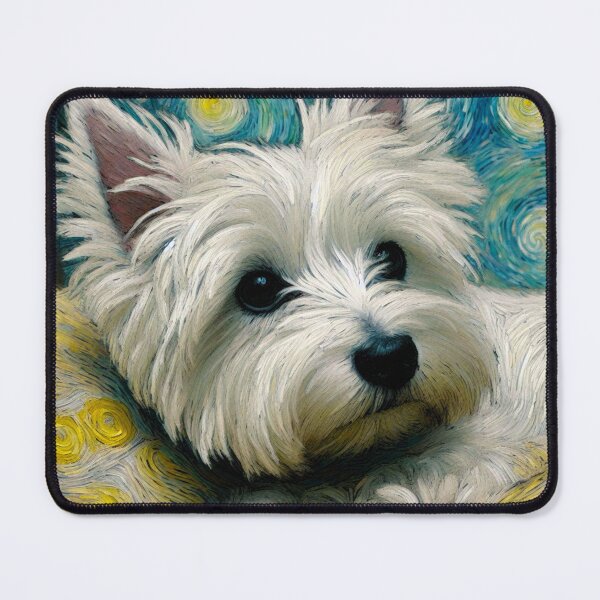 Item preview, The Snuggle Queen - West Highland Terrier Van Gogh Style designed and sold by Star-Fragment.