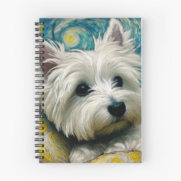Item preview, The Snuggle Queen - West Highland Terrier Van Gogh Style designed and sold by Star-Fragment.