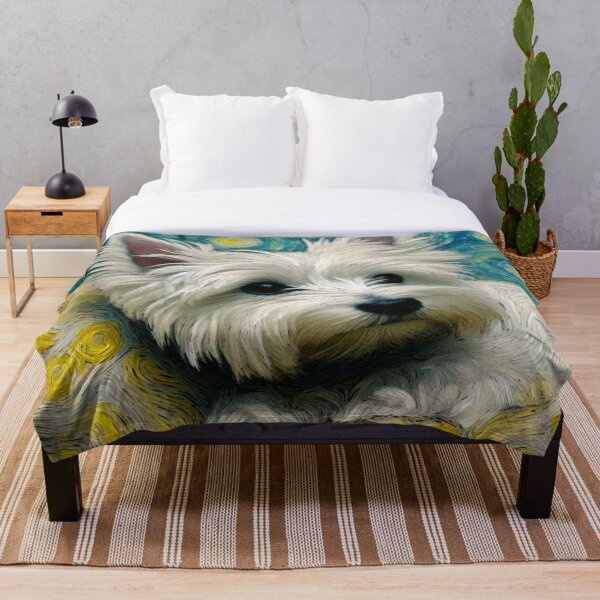 Item preview, The Snuggle Queen - West Highland Terrier Van Gogh Style designed and sold by Star-Fragment.