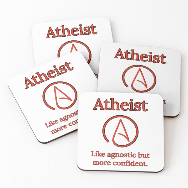 Item preview, Atheist like agnostic but more confident  designed and sold by Rachel the Artist .