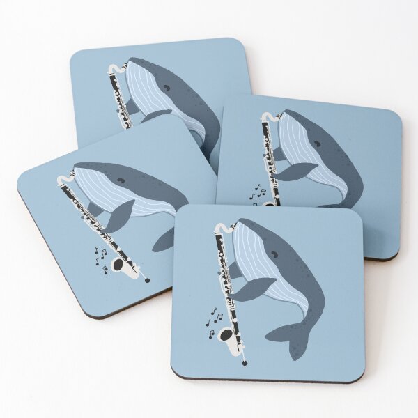 Item preview, Bass Clarinet Whale  designed and sold by SquishyFishies .