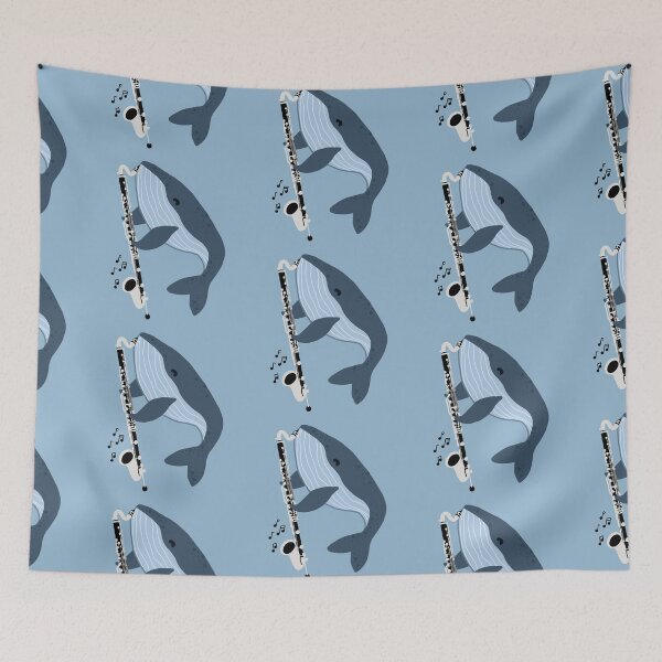 Item preview, Bass Clarinet Whale  designed and sold by SquishyFishies .