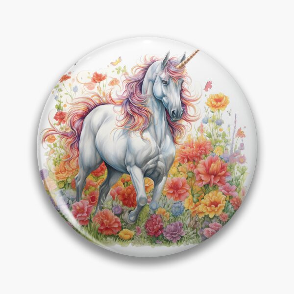 Item preview, Unicorn in the carnation field designed and sold by KandaShopTH.