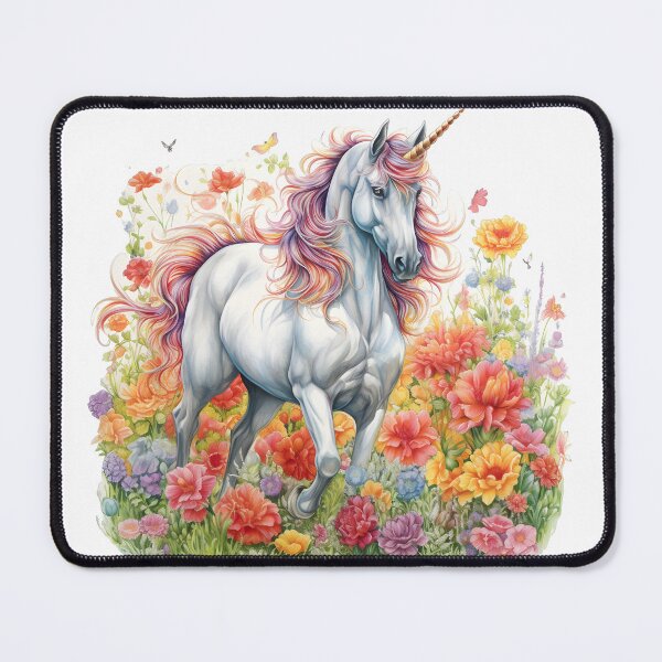 Item preview, Unicorn in the carnation field designed and sold by KandaShopTH.