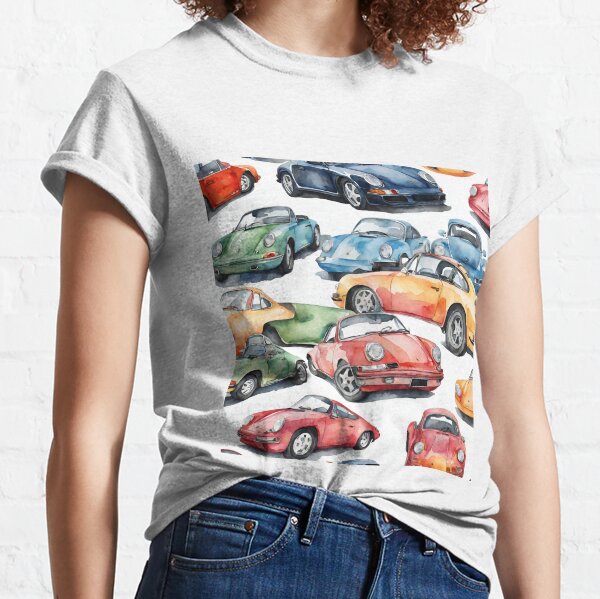 PORSCHE T-SHIRT BLUE\GREY WOMAN – Casa MARTINI