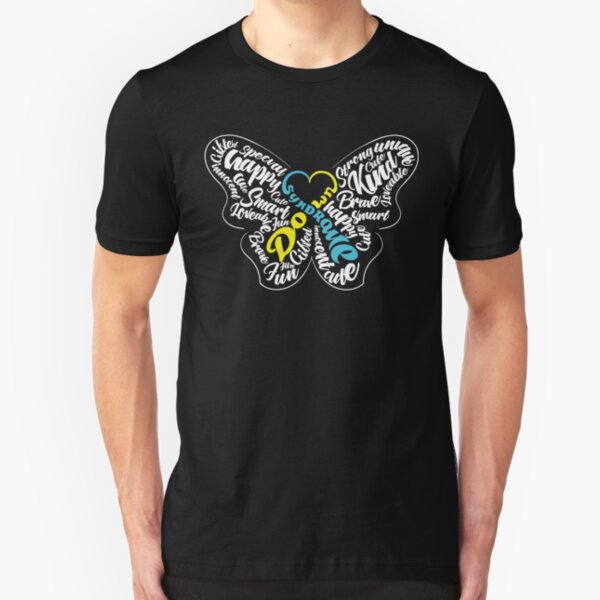 Down Syndrome Awareness Slim Fit T-Shirt