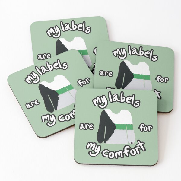 Item preview, my labels, my comfort - demiromantic designed and sold by zan doodles.