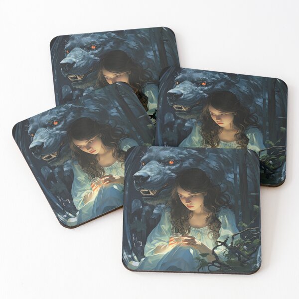 Item preview, Fierce Beast and Enchanted Maiden designed and sold by Newpixelland.