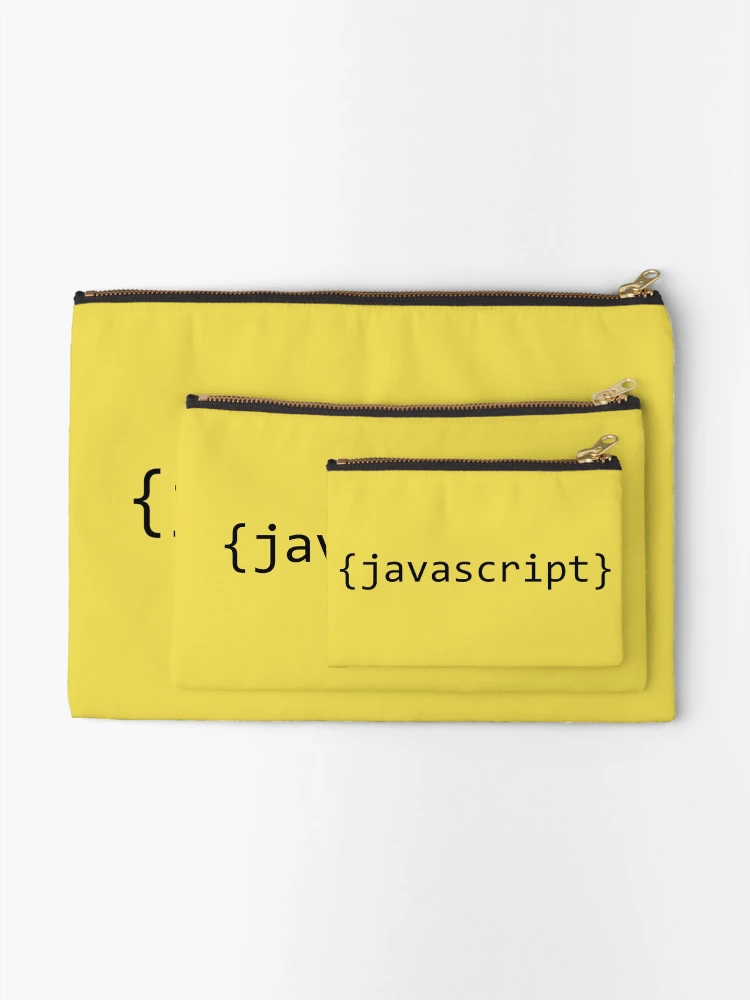 Thumbnail 2 of 4, Zipper Pouch, JavaScript - coding designed and sold by Photoshop Is My Passion.