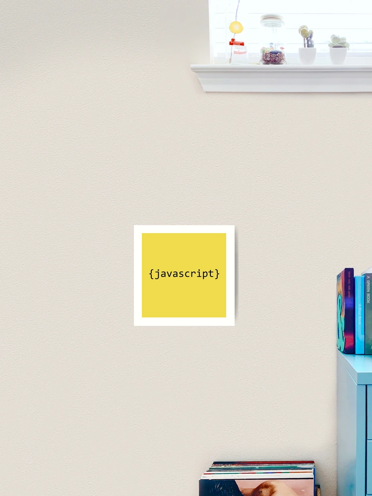 Thumbnail 2 von 3, Kunstdruck, JavaScript - Codierung designt und verkauft von Photoshop Is My Passion.