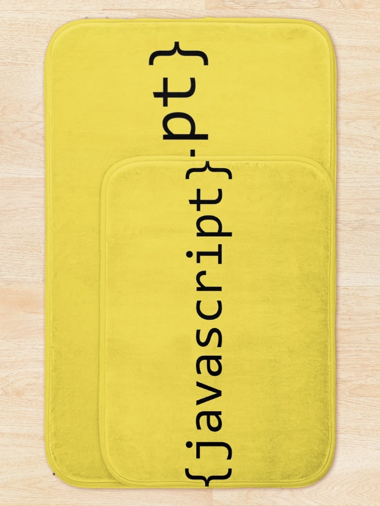 Thumbnail 5 of 6, Bath Mat, JavaScript - coding designed and sold by Photoshop Is My Passion.
