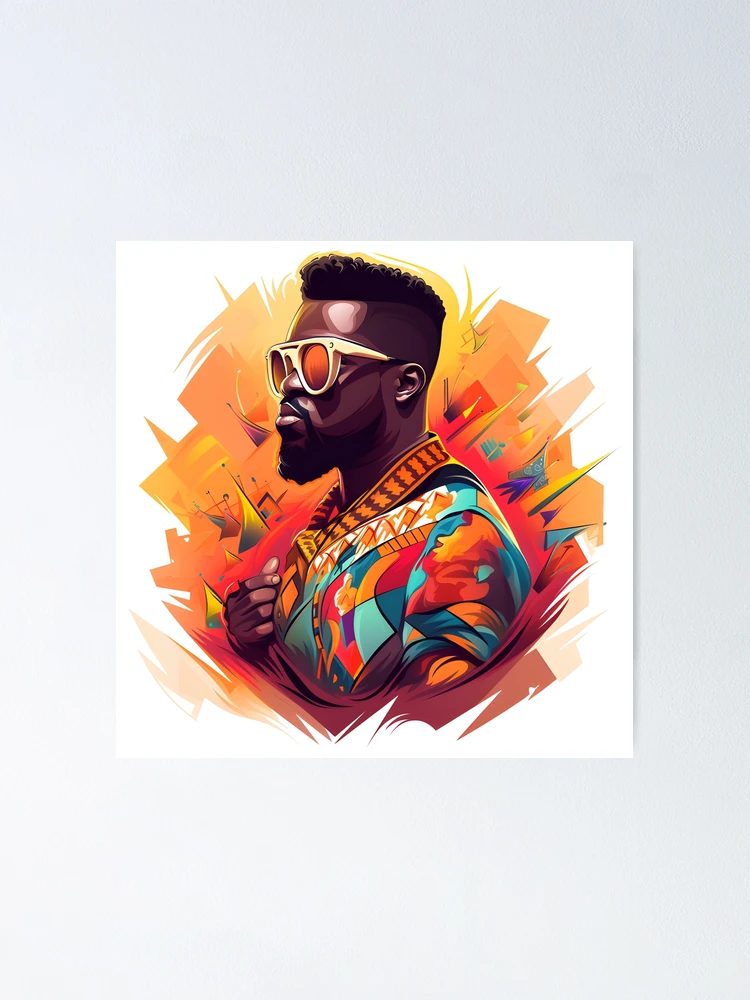 Thumbnail 1 von 3, Poster, Sarkodie-Rapper designt und verkauft von Ragil-Studio.