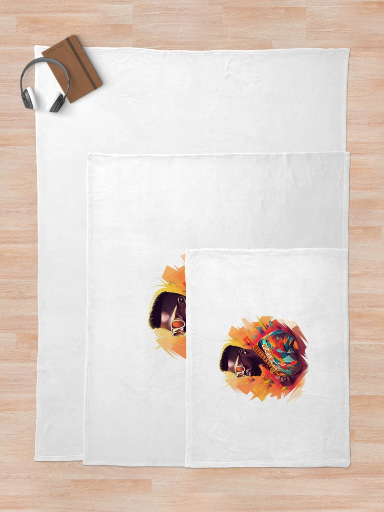 Thumbnail 5 of 6, Throw Blanket, Sarkodie Rapper designed and sold by Ragil-Studio.