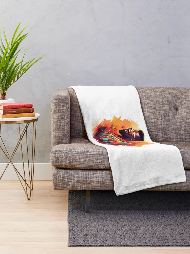 Thumbnail 2 of 6, Throw Blanket, Sarkodie Rapper designed and sold by Ragil-Studio.