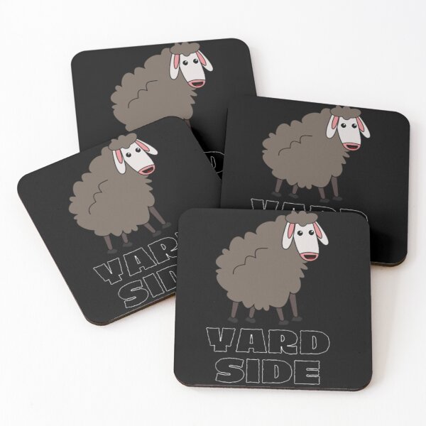 Item preview, Sheep Yardside ​font logo white color​ simple life style minimal  designed and sold by YardSide.