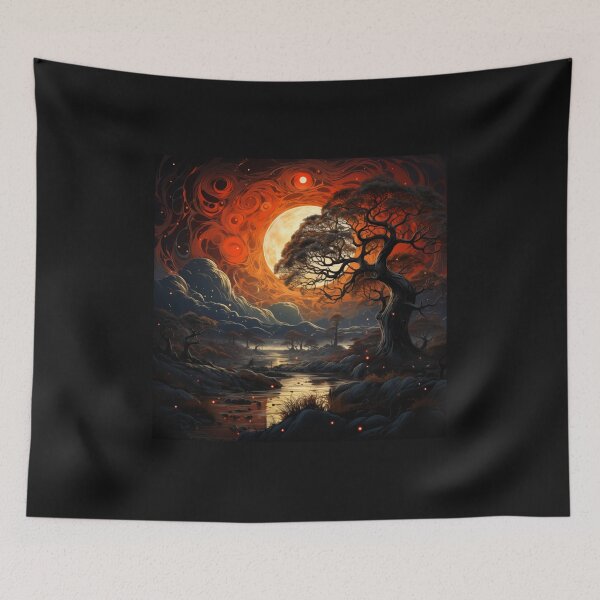 Item preview, Celestial Tree of Life Full Moon designed and sold by tivaslove.