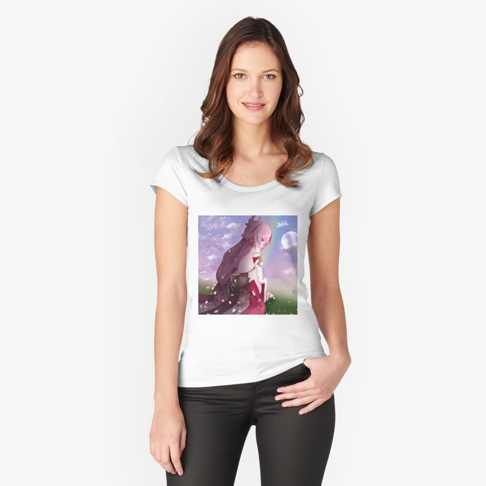 Item preview, Fitted Scoop T-Shirt designed and sold by resurrexia.