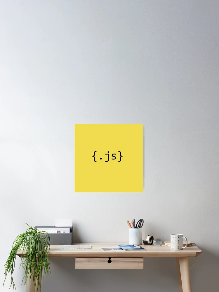 Thumbnail 2 of 3, Poster, .js - JavaScript coding designed and sold by Photoshop Is My Passion.
