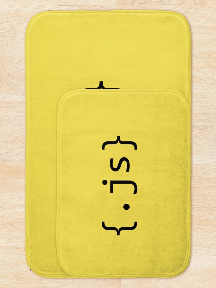 Thumbnail 5 of 6, Bath Mat, .js - JavaScript coding designed and sold by Photoshop Is My Passion.
