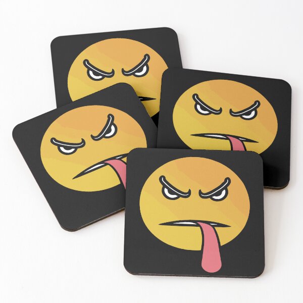 Item preview, Hilariously Angry Emoji T-Shirt: Unleash Your Inner Meme designed and sold by lemamis.