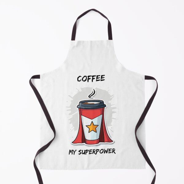 Artikelvorschau, Kaffee: Meine humorvolle Supermacht-Zeichnung entworfen und verkauft von BrushAndBow.