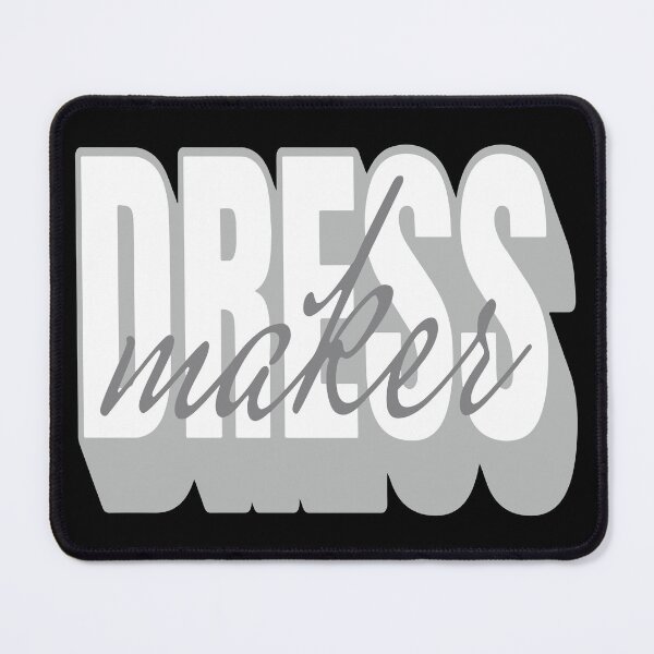 Item preview, Dressmaker gift fashion designer lettering designed and sold by MetalicBabe.