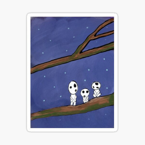 Kodama Tree Spirit Sticker – Popahead